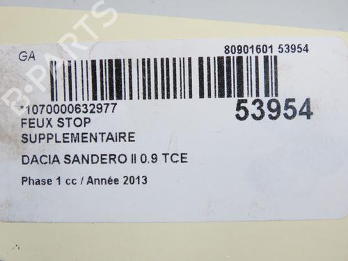 Third brake light DACIA SANDERO II TCe 90 (B8M1, B8MA, B8AC) | BP33444979L11 - Image 4