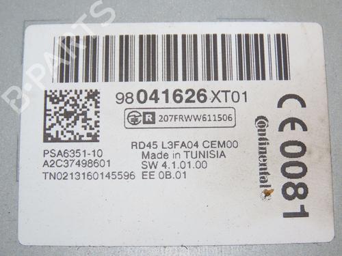 Used Radio PEUGEOT 5008 (0U_, 0E_) 1.6 HDi (114 hp) 28830590