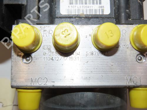 ABS Bremseaggregat FIAT FIORINO MPV (225_) 1.3 JTD Multijet | BP29379910M43 