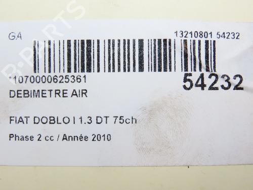 Luftmassenmesser für FIAT DOBLO Box Body/MPV (223_) 1.3 D Multijet (75 hp) 28828801
