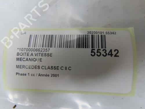 Used Gearbox Gearbox MERCEDES-BENZ C-CLASS (W203) C 220 CDI (203.006) (136 hp) 36758106 36758106