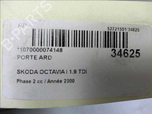 Right rear door SKODA OCTAVIA I (1U2) 1.9 TDI | BP19689996C5 