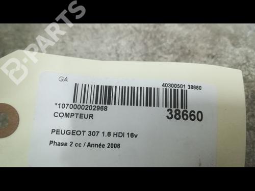 Instrument cluster PEUGEOT 307 (3A/C) 1.6 HDi | BP9604075C47 