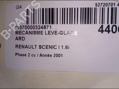 Used Rear right window mechanism RENAULT SCÉNIC I MPV (JA0/1_, FA0_) 1.6 (JA00, JA16, JA15, JA19, JA1V, JA2B, JA2C, JA0B,... (107 hp) 23176630