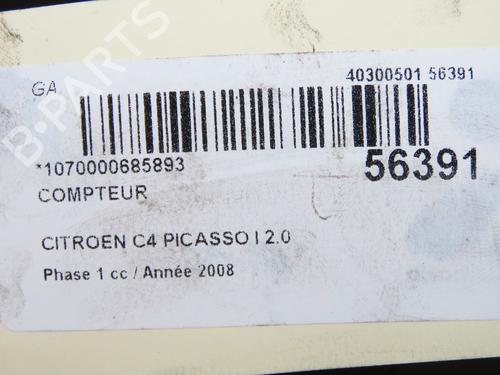 Quadrante CITROËN C4 Picasso I MPV (UD_) 2.0 HDi 138 (136 hp) 31242514