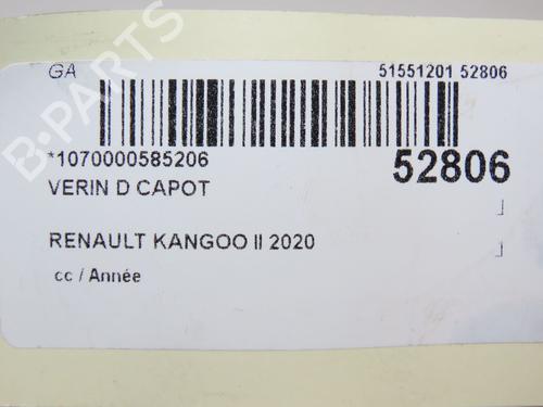 Used Hood lift support RENAULT KANGOO III Box Body/MPV 1.5 Blue dCi 95 (FJAB) (95 hp) 28801888