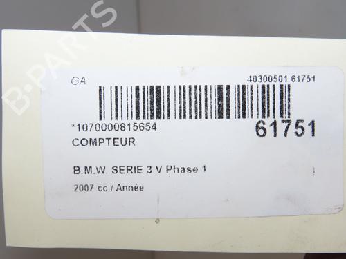 Used Instrument cluster Instrument cluster BMW 3 Coupe (E92) 320 i (170 hp) 40437878 40437878