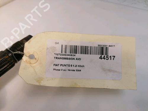 Right front driveshaft FIAT PUNTO (188_) 1.2 60 (188.030, .050, .130, .150, .230, .250) | BP16015642M39 