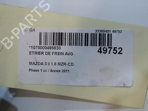 Left front brake caliper MAZDA 3 (BL) 1.6 MZ-CD (BL14) | BP33444896M105 - Image 6