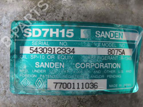 AC compressor RENAULT LAGUNA I (B56_, 556_) 1.6 16V (B568, B561) | BP28829248M34 