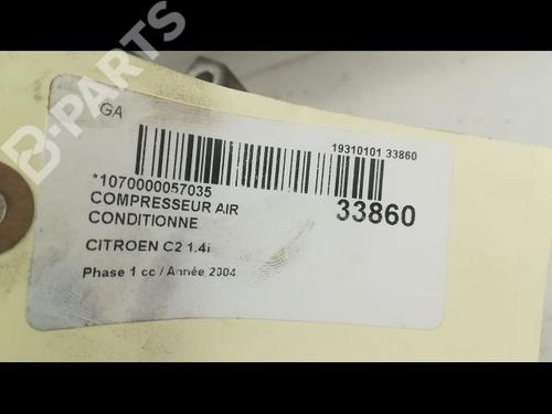 AC compressor CITROËN C2 (JM_) 1.4 | BP9596841M34 