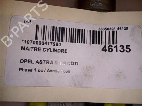 Used Brake master cylinder Brake master cylinder OPEL ASTRA H GTC (A04) 1.9 CDTI (L08) (120 hp) 11921372 11921372