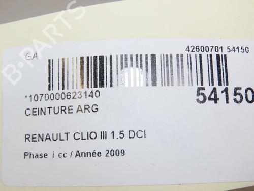 Rear left belt tensioner RENAULT CLIO III (BR0/1, CR0/1) 1.5 dCi (BR17, CR17) | BP29263807C89 