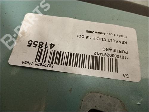 Left rear door RENAULT CLIO III (BR0/1, CR0/1) 1.5 dCi (BR17, CR17) | BP9768247C4 