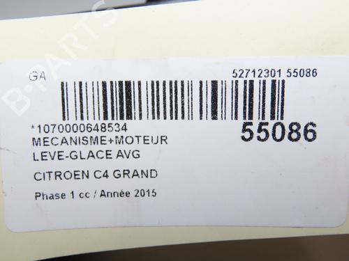 Used Front left window mechanism CITROËN C4 Picasso II 2.0 BlueHDi 150 (150 hp) 29469766