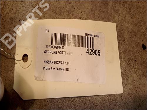 Front left lock NISSAN MICRA II (K11) 1.0 i 16V | BP9615643C98 