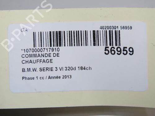 AC-Styringsenhed/Manøvreenhed AC-Styringsenhed/Manøvreenhed BMW 3 (F30, F80) 320 d xDrive (184 hp) 37275877 37275877