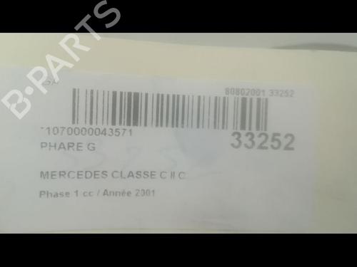 Used Left headlight MERCEDES-BENZ C-CLASS T-Model (S203) C 270 CDI (203.216) (170 hp) 9593454