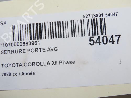 front-left-lock-toyota-corolla-hatchback-_e21_-_ea1_-_eh1_-2018-36958573 main image