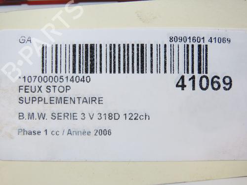 Used Third brake light Third brake light BMW 3 (E90) 318 d (122 hp) 20217596 20217596