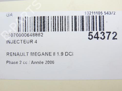 Spreder / Dyse RENAULT MEGANE II (BM0/1_, CM0/1_) 1.9 dCi (131 hp) 29294124