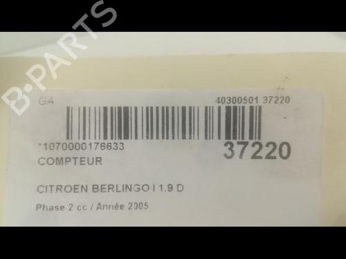 Used Instrument cluster CITROËN BERLINGO / BERLINGO FIRST MPV (MF_, GJK_, GFK_) 1.9 D (MFWJZ) (70 hp) 23174779