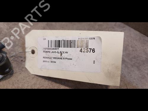 Used Washer pump RENAULT MEGANE III Hatchback (BZ0/1_, B3_) 1.4 TCe (BZ0F, BZ1V) (131 hp) 14881594