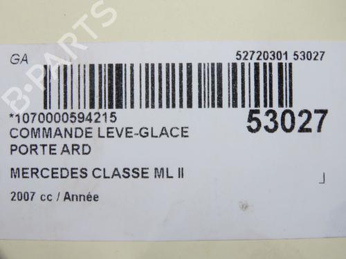 Right rear window switch MERCEDES-BENZ M-CLASS (W164) ML 320 CDI 4-matic (164.122) | BP36657720I28  - Image 5