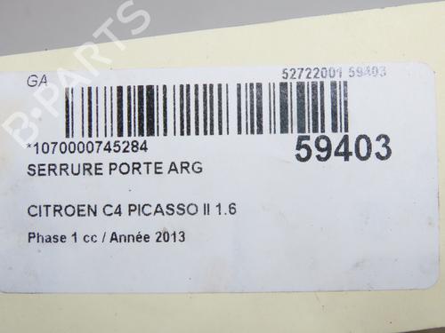 rear-left-lock-citroen-c4-picasso-ii-2013-36958596 main image