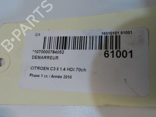 Starter CITROËN C3 II (SC_) 1.4 HDi 70 (SC8HZC, SC8HR0, SC8HP4) | BP38915786M8 - Image 5
