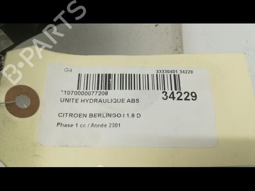 Used ABS pump CITROËN BERLINGO / BERLINGO FIRST Box Body/MPV (M_) 2.0 HDI 90 (MBRHY, MCRHY) (90 hp) 9596134