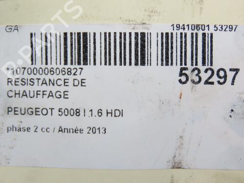 Used Heater resistor PEUGEOT 5008 (0U_, 0E_) 1.6 HDi (114 hp) 28967213
