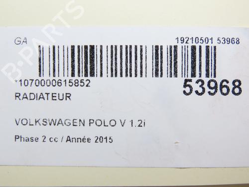 water-radiator-vw-polo-v-6r1-6c1-2009-2010-2011-2012-2013-2014-2015-2016-2017-2018-2019-2020-2021-2022-28801452 main image