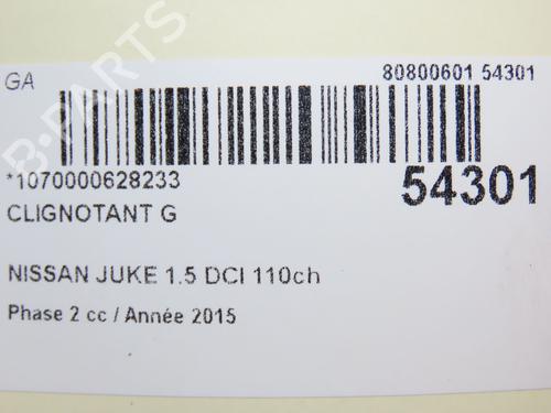 Left front indicator NISSAN JUKE (F15) 1.5 dCi | BP28832382C32