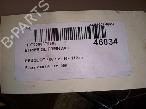Right front brake caliper PEUGEOT 406 (8B) 1.8 16V | BP14877745M104 