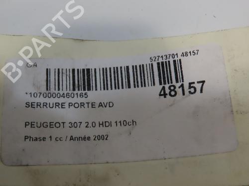 Front right lock PEUGEOT 307 (3A/C) 2.0 HDi 110 | BP21799825C97 