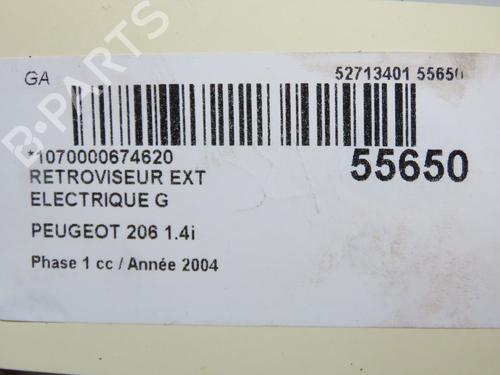 left-mirror-peugeot-206-2l_-2m_-2009-2010-2011-2012-2013-32200860 main image