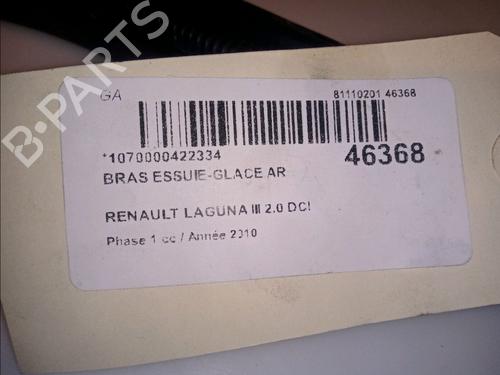 Used Rear windshield wiper arm RENAULT LAGUNA III (BT0/1) 2.0 dCi (BT07, BT0J, BT14, BT1A, BT1S) (131 hp) 14881081