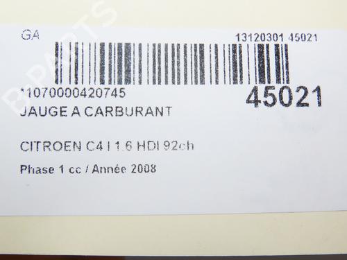 Used Fuel pump CITROËN C4 I (LC_) 1.6 HDi (90 hp) 14874350