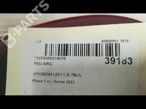 Left taillight HYUNDAI i20 I (PB, PBT) 1.2 | BP9606230C34 