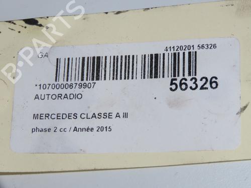 Used Radio MERCEDES-BENZ A-CLASS (W176) A 160 CDI / d (176.011) (90 hp) 31242518