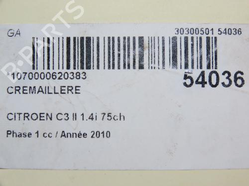 Used Steering rack CITROËN C3 II (SC_) 1.4 (73 hp) 29469707