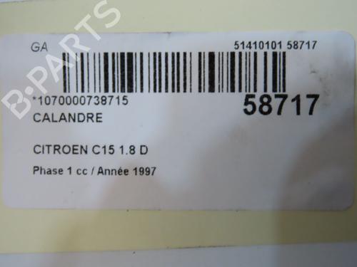 Used Grille Grille CITROËN C15 Box Body/MPV (VD_) 1.8 D (60 hp) 33728093 33728093