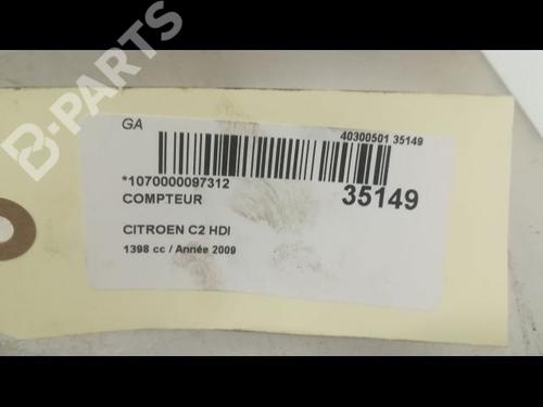 Instrument cluster CITROËN C2 (JM_) 1.4 HDi | BP9597155C47 