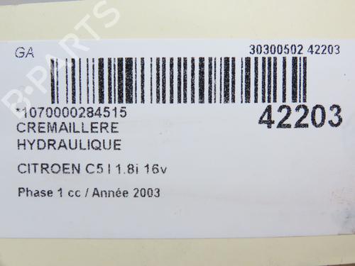 Steering rack CITROËN C5 I (DC_) 1.8 16V (DC6FZB, DC6FZE) | BP23172950M22