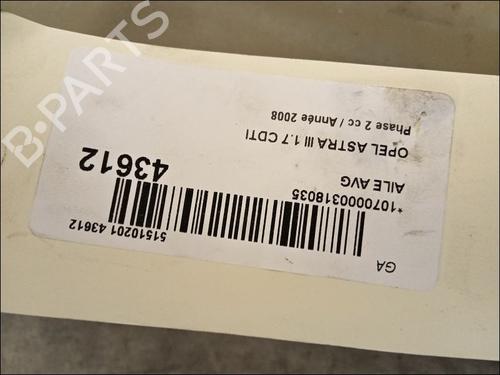 Used Left front fenders OPEL ASTRA H GTC (A04) 1.7 CDTi (L08) (101 hp) 9618550