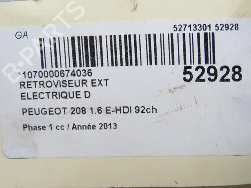 right-mirror-peugeot-208-i-ca_-cc_-2012-2013-2014-2015-2016-2017-2018-2019-2020-2021-32037943 main image