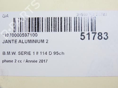 Rim BMW 1 (F20) 114 d | BP28830113C45 