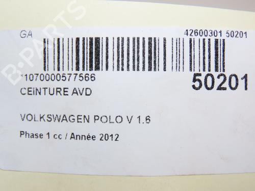 Front right belt tensioner VW POLO V (6R1, 6C1) 1.6 TDI | BP28830684C88 