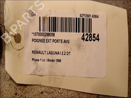 Used Front left exterior door handle RENAULT LAGUNA I (B56_, 556_) 2.2 dT (B569) (113 hp) 23175881